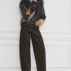 ZW COLLECTION MID-RISE BALLOON JEANS